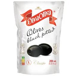 Маслины без косточки Diva Oliva дой-пак 200 мл