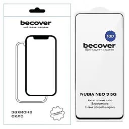 Скло захисне BeCover 10D Nubia Neo 3 5G Black (714762) - мініатюра 2