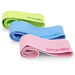 Комплект фитнес резинок разной упругости Spokey 32х6 см fit0007926