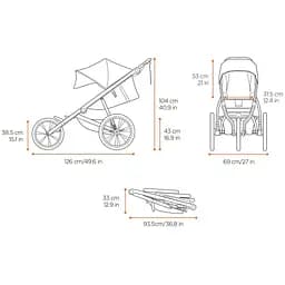 Дитяча коляска Thule Glide 2 Jet Black (TH 10101952) - мініатюра 6