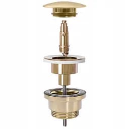 Донний клапан для умивальника Rea click-clack L.gold mat T золотий матовий REA-A8585, Золотий - мініатюра 2