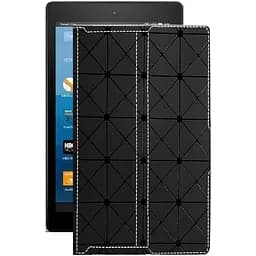 Чохол StatusCASE з екошкіри для планшету Amazon Fire HD 8 2017 Чорний ромб