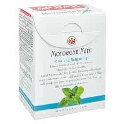 Чай трав'яний Akbar Moroccan Mint з м'яти з цедрою апельсина в пірамідках 30 г (20 шт. х 1.5 г) (5014176014254) - мініатюра 3