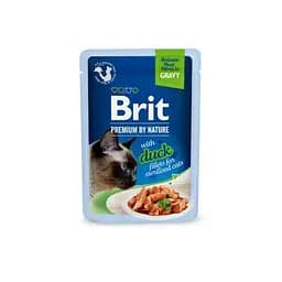 Корм вологий Brit Premium Delicate Fillets in Gravy Duck для стерилізованих кішок філе в соусі качка 85 г