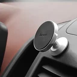 Тримач в машину Baseus Small Ears Series Magnetic Suction Bracket Vertical Type чорний (14522) - мініатюра 3
