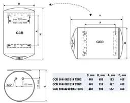 Водонагрівач Tesy Anticalc REV GCR 804416D B14 TBRC (7229711) - мініатюра 7