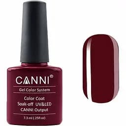Гель-лак Canni Color Coat Soak-off UV&LED 28 бордовий 7.3 мл