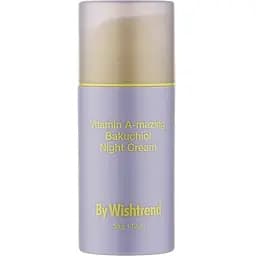 Ночной крем для лица с ретинолом и бакучиолом By Wishtrend Vitamin A-mazing Bakuchiol Night Cream 30 г