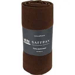 Плед Saffran флісовий 160х130 см темно-коричневий (КП03788)