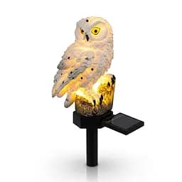 Ліхтар садовий із сонячною панеллю — Сова