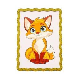 Детский набор для росписи по дереву "Лисичка" Puz-22959 формат А4