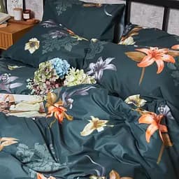 Підковдра Moon&Star Мікросатин Premium Floral Nocturne Полуторна 143x210 см - мініатюра 3