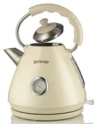 Електрочайник Gorenje 1.7 л пластик бежевий kuh0015348 - мініатюра 8
