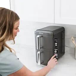 Мультипіч (аерофритюрниця) Ninja Double Stack XL 2-Level Air Fryer 9.5 л (SL400EU) - мініатюра 2