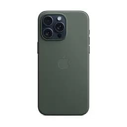 Чехол для Apple iPhone 15 Pro Max, FineWoven Case with MagSafe, зеленый, защитная накладка из материала FineWoven, противоударный, для iPhone, защита всего корпуса, поддержка беспроводной зарядки и MagSafe, (ARM71988) - мініатюра 5