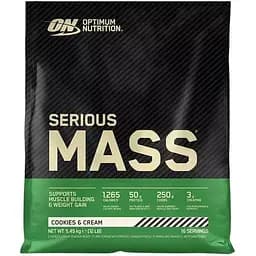 Гейнер Optimum Serious Mass EU Печиво-крем 5.45 кг