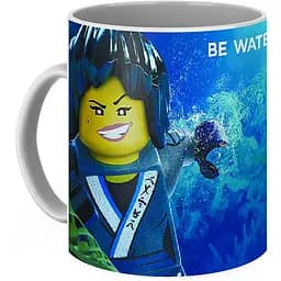 Кружка GeekLand Ниндзяго Ninjago Be water NI.01.03 330 мл белая