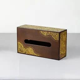 Дерев'яний диспенсер для серветок VANZA Ornavia gold  - мініатюра 5