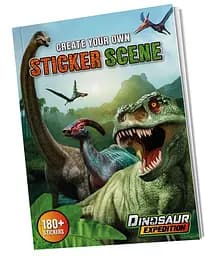 Стікербук Dinosaur Expedition, розвивальна книжка з наліпками (961027)