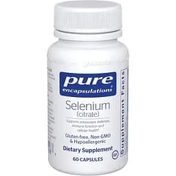 Селен (цитрат) Pure Encapsulations Selenium (citrate) 60 капсул