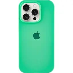 Чехол Silicone Case для Apple iPhone 16 Pro Spearmint АА [115018]