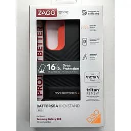 Протиударний чохол Gear4 Battersea D3O для Samsung Galaxy S23 (6.1") Black Orange (702010952) - мініатюра 2
