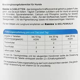 Вітаміни для собак Canina (Каніна) Caniletten 500 табл. активний кальцій для вагітних і лактуючих сук - мініатюра 3