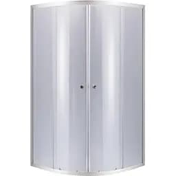 Душова кабіна Lidz Latwa SC80x80.SAT.LOW.GR скло тоноване 4 мм з душовим піддоном Kupala - мініатюра 2