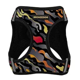 Шлея для собак Bronzedog Sport Vest Гравітація XXS 15х13х3 см чорно-сіра - мініатюра 2