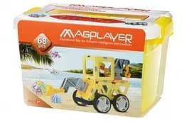 Конструктор магнітний Magplayer, 68 елементів (MPT2-68)