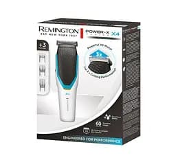 Машинка для стрижки Remington Power X Series X4, мережа+акум., насадок-3, сталь, біло-чорний - мініатюра 5