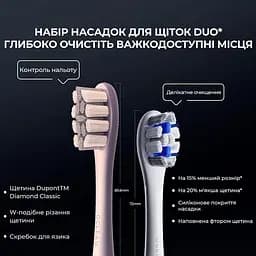 Розумна зубна електрощітка Oclean X Pro Digital Electric Toothbrush Purple (6970810553475) - мініатюра 5