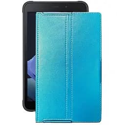 Чехол StatusCASE из экокожи для планшета Samsung Galaxy Tab Active 3 Голубой