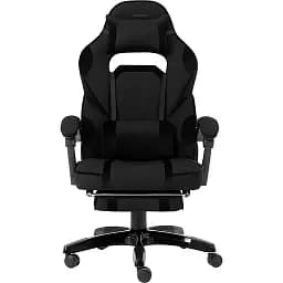 Геймерское кресло GT Racer черное (X-2749-1 Fabric Black Suede)