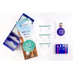 Настольная игра English Student Карточки для изучения английского языка English Student Pre-Intermediate A2 (укр.) (39122576)