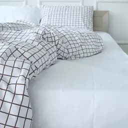 Простирадло MirSon Бязь 17-4813 Martinhi 200x220 см біле (2200009018152)