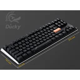 Клавіатура Ducky One 3 TKL Cherry MX Blue RGB Black UA [DKON2187ST-CUAPXCLAWSC1] [126058] - мініатюра 6