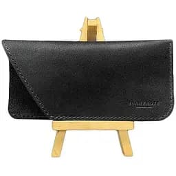 Кожаный чехол для очков BlankNote Краст Черный 