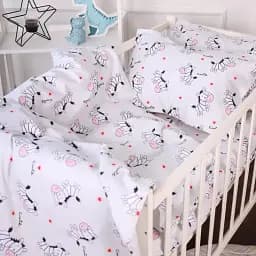Підковдра MirSon Бязь Kids Time 20-0040 Cute white zebra 143х210 см (2200009640209) - мініатюра 6