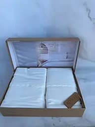 Постельное белье Tilya Cream Варена Хлопок с Гипюром Majoli pbe0051885