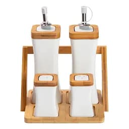 Набір для спецій та рідких текстур Yiwu HP-1221 на підставці білий