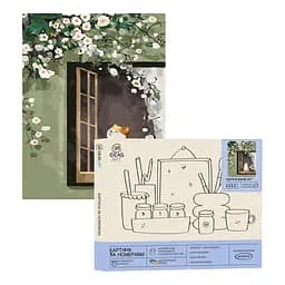 Набір для розпису по номерах "Березневий кіт" 40*50 см, IDEA2-GX45197, ТМ "99IDEAS"