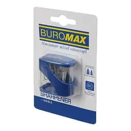 Чинка, 2 отвори, пластиковий корпус, із контейнером, у блістері, BM.4777-1