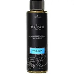 Масажна олія Sensuva Me&You Vanilla, Sugar & Sweet Pea (125 мл)