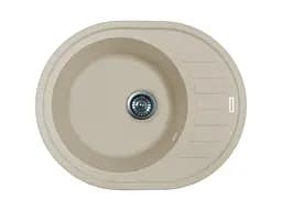 Кухонная мойка Adamant OVUM avena 615x495x200 мм, с крылом 61,5 см