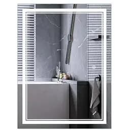 Дзеркало Mixxus Premium QUADRO MR20-90x70-REVERSE (LED Touch, Anti-fog) (MP6621)