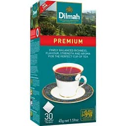 Чай чорний Dilmah Premium без ярлика 45 г (30 шт. x 1.5 г) (32795)
