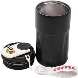 Термочашка Coffee 500 мл з датчиком температури, чорний Yiwu HP-14-10B - мініатюра 5