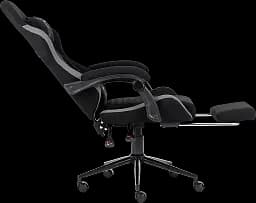 Геймерське крісло GT Racer чорне із сірим (X-2324 Fabric Black/Gray) - мініатюра 4