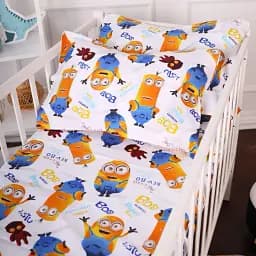 Комплект постільної білизни MirSon Бязь Kids Time 20-0036 Minions 143x210 см (2200009639487) - мініатюра 9